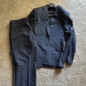 Ted Baker Navy Pinstripe Suit